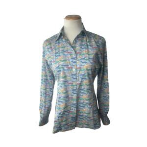 Giangi Napoli‎ Womens Oxford Button Down Classic Cars 44 Collared